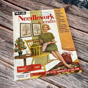 Vintage McCall’s Needlework & Crafts Magazine Spring/Summer 1962